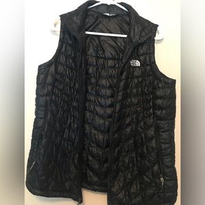 The north face puffy vest